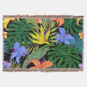 Couverture Graphique de fleur d'Aloha de Hawaii tropical