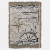 Couverture Graphisme vintage beige et Brown (devant Vertical)