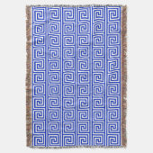 Couverture Grec Meander Carré Motif (devant Vertical)