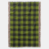 Couverture Green Buffalo Check Garden (devant Vertical)
