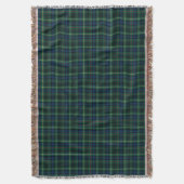 Couverture Green et Royal Blue Stewart Clan Chasse Plaid (devant Vertical)