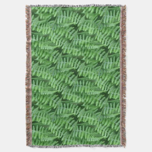 Couverture Green Ferns Nature Motif (devant Vertical)