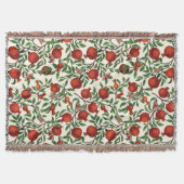 Couverture Grenades et papillons Bella sur blanc (Devant)