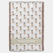 Couverture Griffon de Bruxelles personnalisé (devant Vertical)