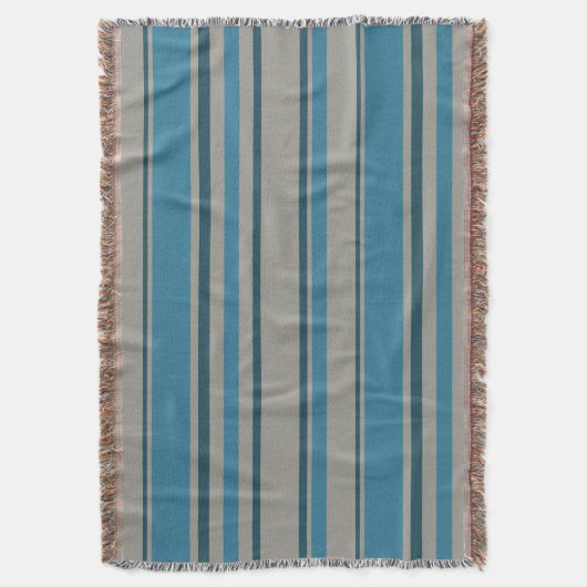 Couverture Gris bleu rayé (devant Vertical)