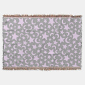 Couverture Gris et pastel Violet Etoiles et lunes (Devant)