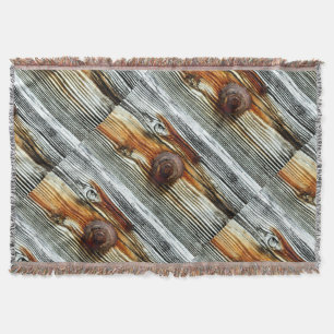 Couverture gris rouillé Thunder_Cove de bois de flottage