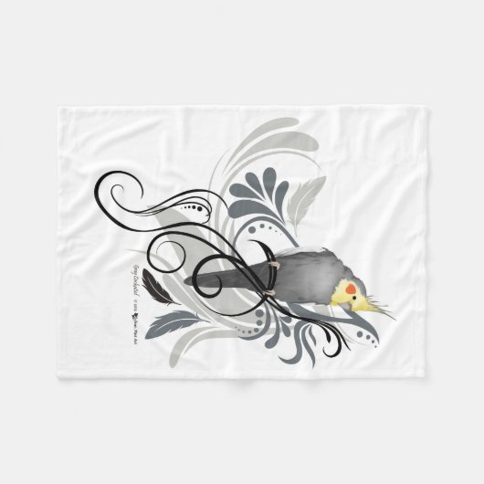 Couverture grise de Cockatiel (Devant (Horizontal))