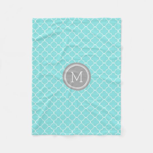 Couverture grise de monogramme de motif de (Devant)