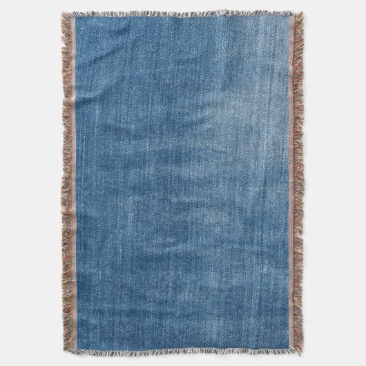 Couverture Gros plan bleu jean texture (devant Vertical)