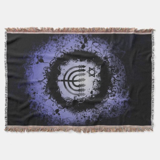 Couverture Grunge Chanukah Menorah (Devant)