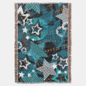 Couverture Grunge star motif, design pour enfants ludique. (devant Vertical)