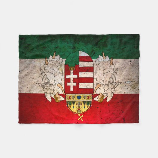 Couverture grunge urbaine d'ouatine de drapeau de (Devant (Horizontal))