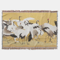 Grupe de grues japonais Vintage Oiseau Riche Class