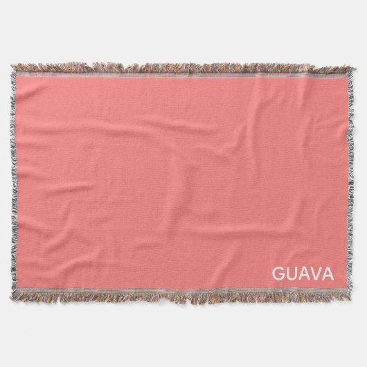 Couverture Guava pink color name (Devant)
