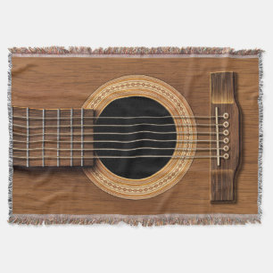 Couverture Guitare acoustique en bois chaude