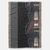 Couverture Guitare électrique sur fond noir (devant Vertical)