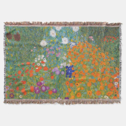 Couverture Gustav Klimt Fleur Jardin Cottage Nature (Devant)