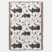 Couverture Halloween Chat noir Motif - Chat de cuisine (devant Vertical)