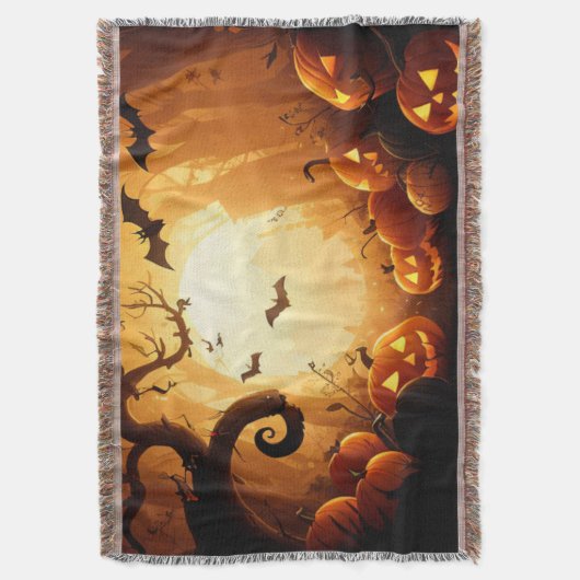 Couverture Halloween/chauve-souris/Citrouille/automne (devant Vertical)