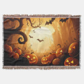 Couverture Halloween/chauve-souris/Citrouille/automne (Devant)
