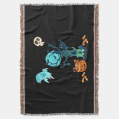 Couverture Halloween Éffrayant Déplaisant Fantômes chauves-so (devant Vertical)