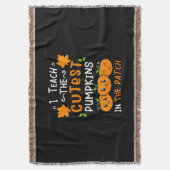Couverture Halloween Enseignant Cutest Citrouille Anniversair (devant Vertical)