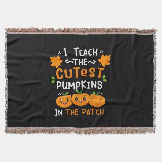 Couverture Halloween Enseignant Cutest Citrouille Anniversair (Devant)