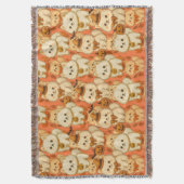 Couverture Halloween Fleecedeken - Théorie des Pomeranians (devant Vertical)