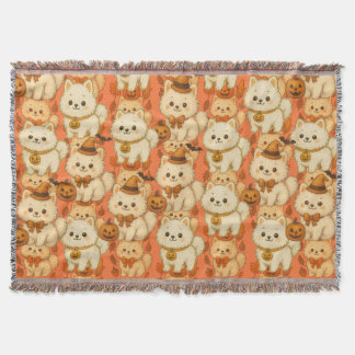 Couverture Halloween Fleecedeken - Théorie des Pomeranians