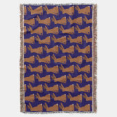 Couverture Halloween Jackalope Trick ou Treat Patterned (devant Vertical)