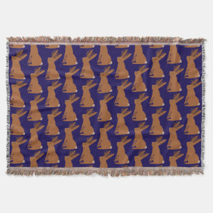 Couverture Halloween Jackalope Trick ou Treat Patterned