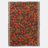 Couverture hanches roses, brune et rouge (devant Vertical)