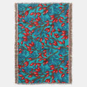 Couverture hanches roses, rouge et bleu (devant Vertical)