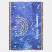 Couverture Hanoukka Snowstorm Menorah (devant Vertical)