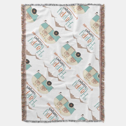 Couverture HAPPER CAMPER mignon Retro RV (devant Vertical)