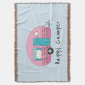 Couverture Happy Camper Rose RV (devant Vertical)