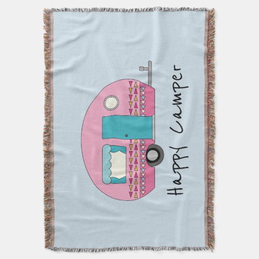 Couverture Happy Camper Rose RV (devant Vertical)