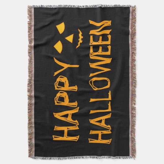 Couverture Happy Halloween citrouille Jack o Lanterns Hallowe (devant Vertical)