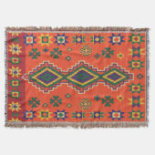 Couverture Harmonie marocaine en orange (Devant)