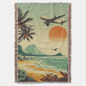 Couverture Hawaï vintage/tropical (devant Vertical)