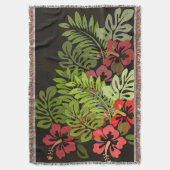 Couverture Hawaii Aloha Flower Art Print (devant Vertical)