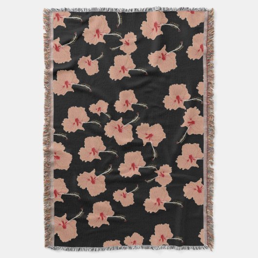 Couverture Hawaii Hibsicsus Fleurs (devant Vertical)