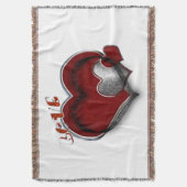 Couverture Heart Magic Love Red Silver White Background 2 (devant Vertical)
