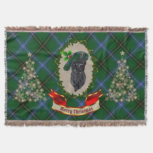 Couverture Henderson Scottie Dog Christmas Thon Blanket (Devant)