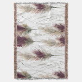 Couverture Herbes Floues Aquarelle Bourgogne (devant Vertical)