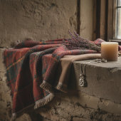 Couverture Heritage Red Plaid - Warm, Woven Tradition