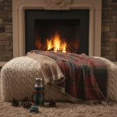 Couverture Heritage Red Plaid - Warm, Woven Tradition