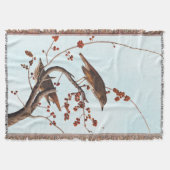 Couverture Hermite Grive Audubon Oiseau aux baies rouges (Devant)