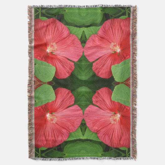 Couverture Hibiscus Flower Bright Magenta (devant Vertical)